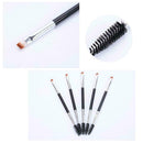 Eyebrow Brush Dualended Duo Brow Eyeliner Angled Cut Brush Makeu Spoolie N8M1