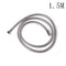 1.5M Shower Head Hose Handheld Stainless Steel Bathroom Flexible Tube