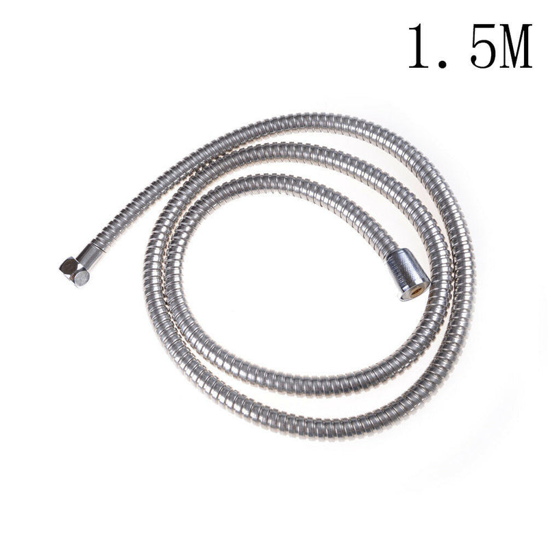 1.5M Shower Head Hose Handheld Stainless Steel Bathroom Flexible Tube