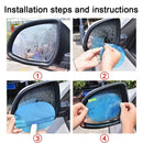 2x Car Fog glare Rainproof Rearview Mirror Trim Film Cover Accs