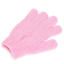5Pair Exfoliating Body Scrub Gloves Shower Bath Mitt Loofah Skin Massage Spon Cy