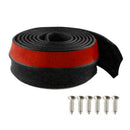 2.5M Car Front Bumper Lip Splitter Body Side Spoiler Useful P7S0 Rubbe Prot S0W7