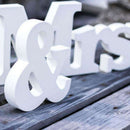 Wedding Sign Mr & Mrs Letters White Wooden Letters Birthday Party DecorationsHot
