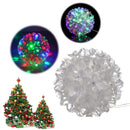 50 LED RGB Flower Colorful Ball Fairy Light Flash Lamp Christmas Decoration