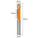 Carbide Panel Pilot Trim Router Bit Tenon Cutter Durable Woodworking Tools