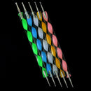 2Way Pen Nail Art Marbleizing Dotting Painting Dot Manicure Tools X0Q2. X7T R6U0