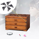 12pcs Bronze Furniture Corner Brackets for Jewelry Chest Wine Case Box