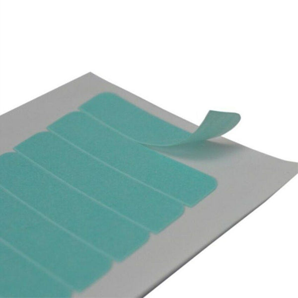 5Sheet 60pcs Waterproof Double Sided Tape Hair Extension Wig Adhesive Glue Tapes