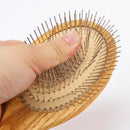 Natural Wood Paddle Brush Wooden Hair Care Spa Massage Comb Anti-stati OCF