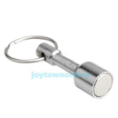 2 Pcs Super-Strong Neodymium Pocket Key Chain Test Ring Keyrings Magnet Holder