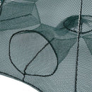 Portable Foldable 8 Sides 8 Holes Automatic Fishing Net Landing Net Trap Ca