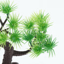 1PCS Artificial Green Curved Pine Tree Plants Reptile Habitat Decor New