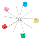1 Box (100pcs) 2 Inch Assorted Color Plastic Head Pins Baby Safety Pins Dia G9T5