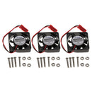3Pack Cooling Fan 30x30x7mm Brushless CPU Cooler Fans +Heatsink for