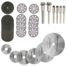 42 Pcs Rotary Cutting Wheels Tool Kit Diamond Cutting Wheel Mini HSS Circul