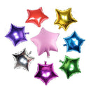 8 pcs Mix color five-pointed star helium foil balloons S6K4