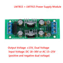 LM7815+LM7915 Â±15V dual voltage regulator rectifier bridge power supply moduleME