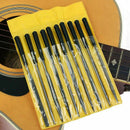10Pcs Diamond Needle File Set 5.5 Inch Total Length Diamond File for Guitar