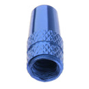 Tyre Tire Valve Air Caps Cover Screw Car Bike Bicycle Motorbike Blue