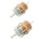 2pcs Universal Inline Gas Petrol Fuel Filter 6/8mm Pipe For Car Motorcycle ert