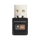 600Mbps Dual Band 2.4G / 5G Hz Wireless Lan USB PC WiFi Adapter 802.11AC A