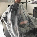 100 Pieces Disposable Plastic Hair Cutting Cape Salon Gowns Salon Capes Apron