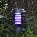 Solar Powered LED Lamp Bug Zapper Mosquito Killer Repeller Light Garden Use M8E3