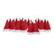 8 x Case Cover Santa Hat 15.5x6cm Cutlery Holder for Christmas F1P7