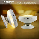 2x Motion Sensor Night Light, Detachable Magnet Base, USB Rechargeable LED,