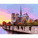 Painting By Numbers Kit DIY Villa Canvas Oil Wall Art Picture Craft Gift