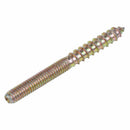 M6 x 59mm Double Ended Threaded Self Tapping Screw Rod Bolt Stud 15Pcs