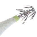 1PC Luminous Squid Jigs White Glow Wood Shrimp with Octopus Squid Jig Hooks_SE