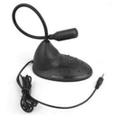 Computer Gear Lightweight Desktop Microphone Black  lj