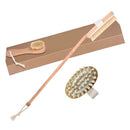 3pcs Skin Body Soft Natural Bristle Bath Brush SPA Shower Exfoliating Tool