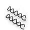 12pcs Black Cool Unique Spiral Spin Screw Bobby Pin Twist Barrette Hair Clip New