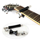 Portable Glider Guitar Capo Slide Quick Setup Rolling Folk For 6-string Ele E4Y8