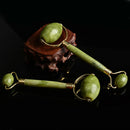 Natural Jade Stone Face Massager Roller Spa Head Neck Facial Skin Care Tool FT