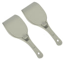 2 x  Hollow and Flip Cover Design Cat Litter Scooper, Non-Stick Free Storage