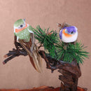 12pcs Artificial Foam Feather Birds DIY Crafts Ornament Home Garden Decor