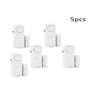 5 PCS Home Burglar Alarm Wireless System Security Device Door Window Se VIA