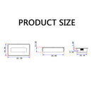 Digital Lead Acid Lithium Battery Capacity Tester Voltmeter White Backlight