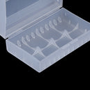 2PCs Battery Box Case Container For 2*20700 21700  Battery Storage Box Case:0 Gw