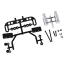 1/10 RC Racing Drift Car Accessories - Double Tip Pipes with License Bracket