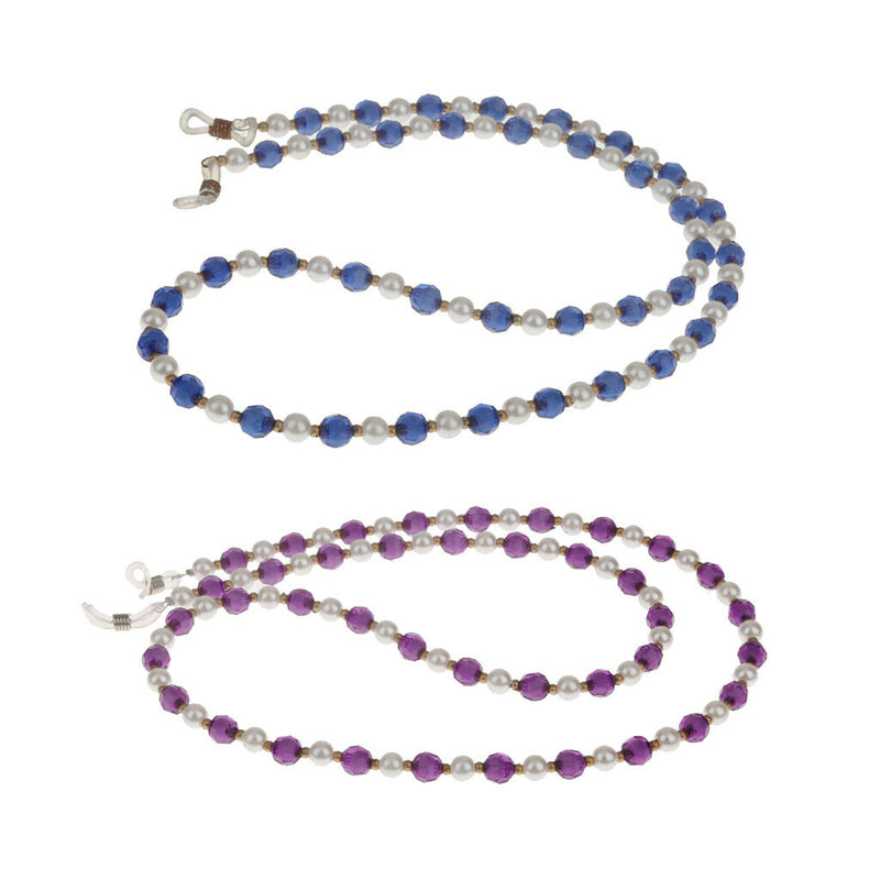 2pcs Eyeglass Cord Reading Glasses Eyewear Spectacles Chain Strap Holder