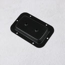 Black recessed steel 1/4" headphone jack plate rca binding post board dish G0HTE
