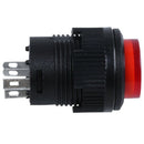 2 Pcs 4 Terminals Red LED Lamp Momentary Push Button Switch DC 3V A3Z1