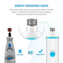 2X(Pet Nail Grinder, Electric Dog Nail Grooming Tool With Clippers Claw Car