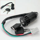Ignition Key Switch Lock Electric 4 Wire 2 Key Motorcycle ATV Dirt Bike Scooter