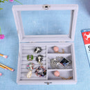 Practical Earrings Ring Organizer Velvet Bracelet Box Jewelry Storage Case