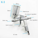 K3 HVLP Nozzle Auto Paint Air Spray Gun Pneumatic Car Primer Painting Brush